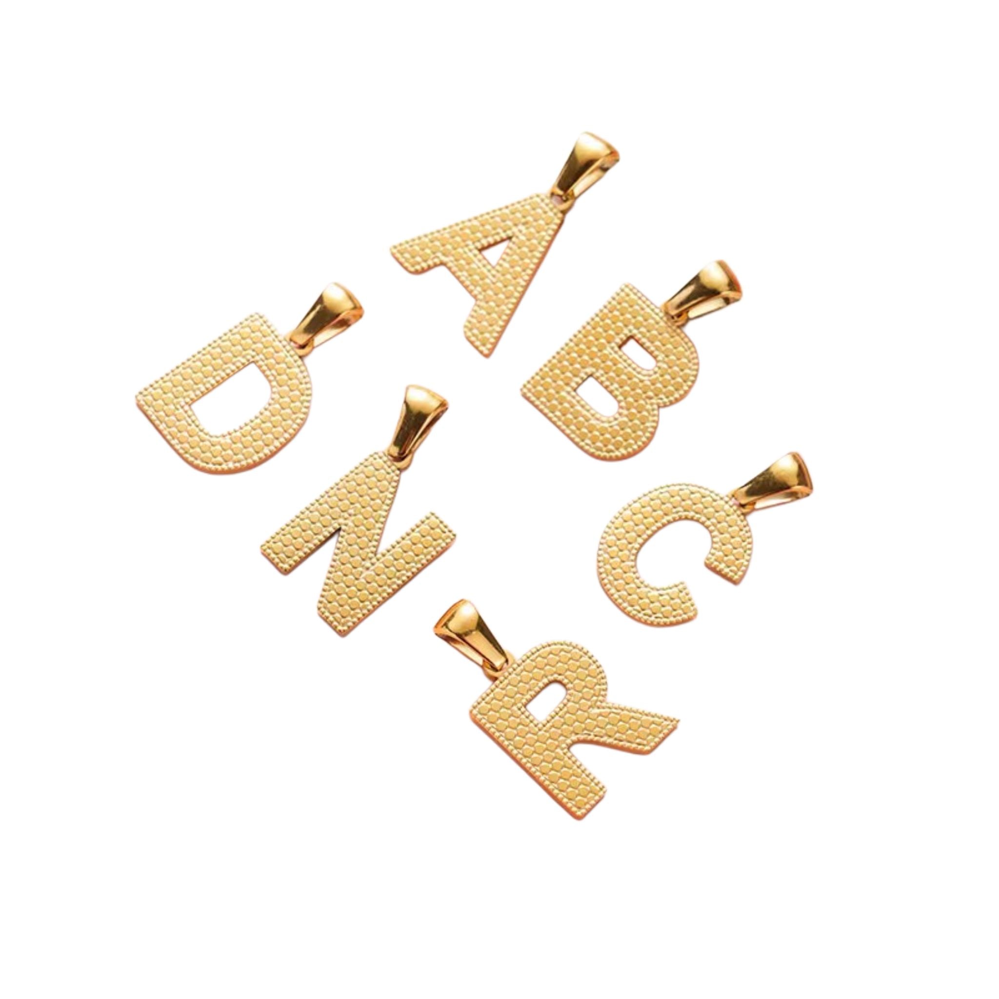 DOTTED INITIAL CHARM